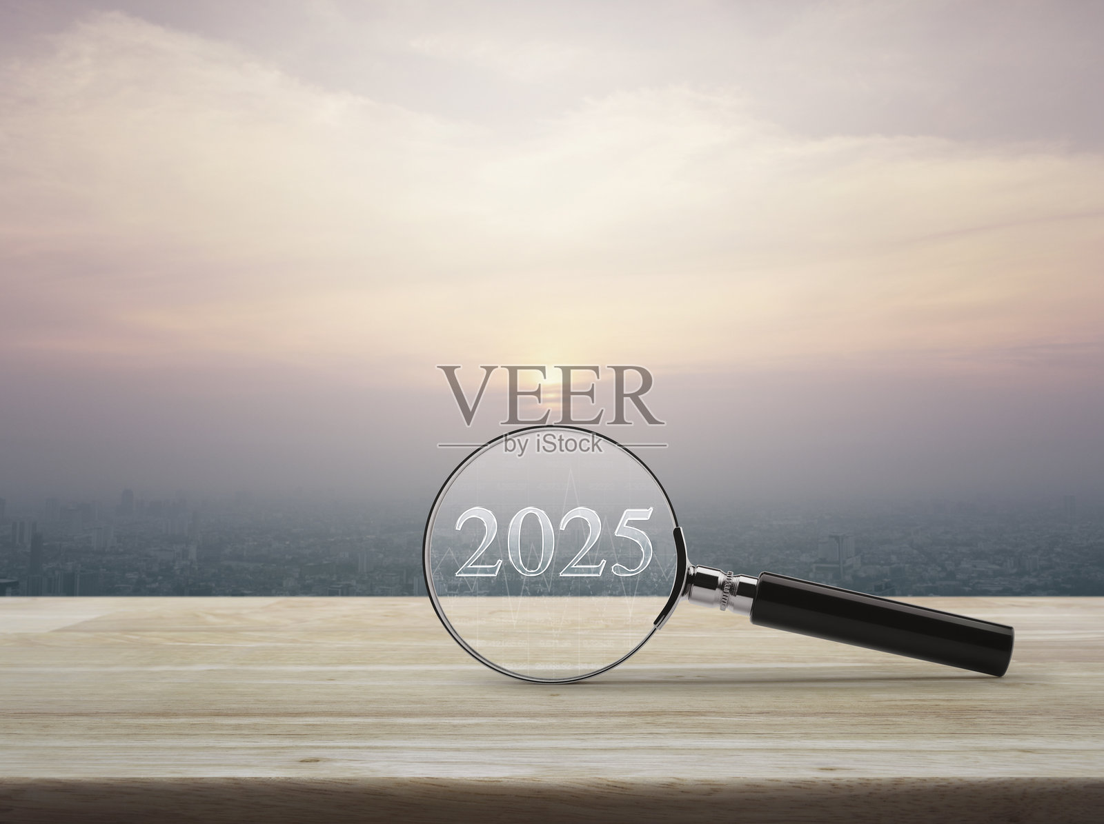 商业2025新年快乐研究概念照片摄影图片