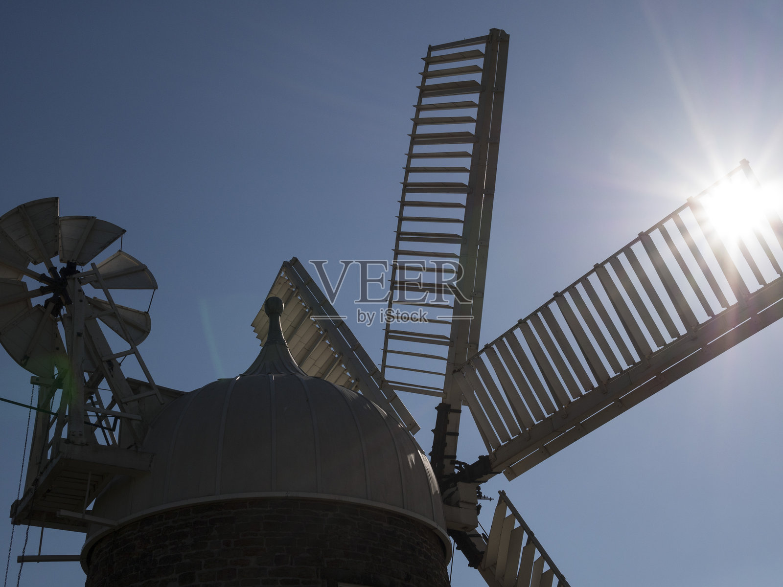 赫奇风车，位于英国德比郡的里普利附近照片摄影图片