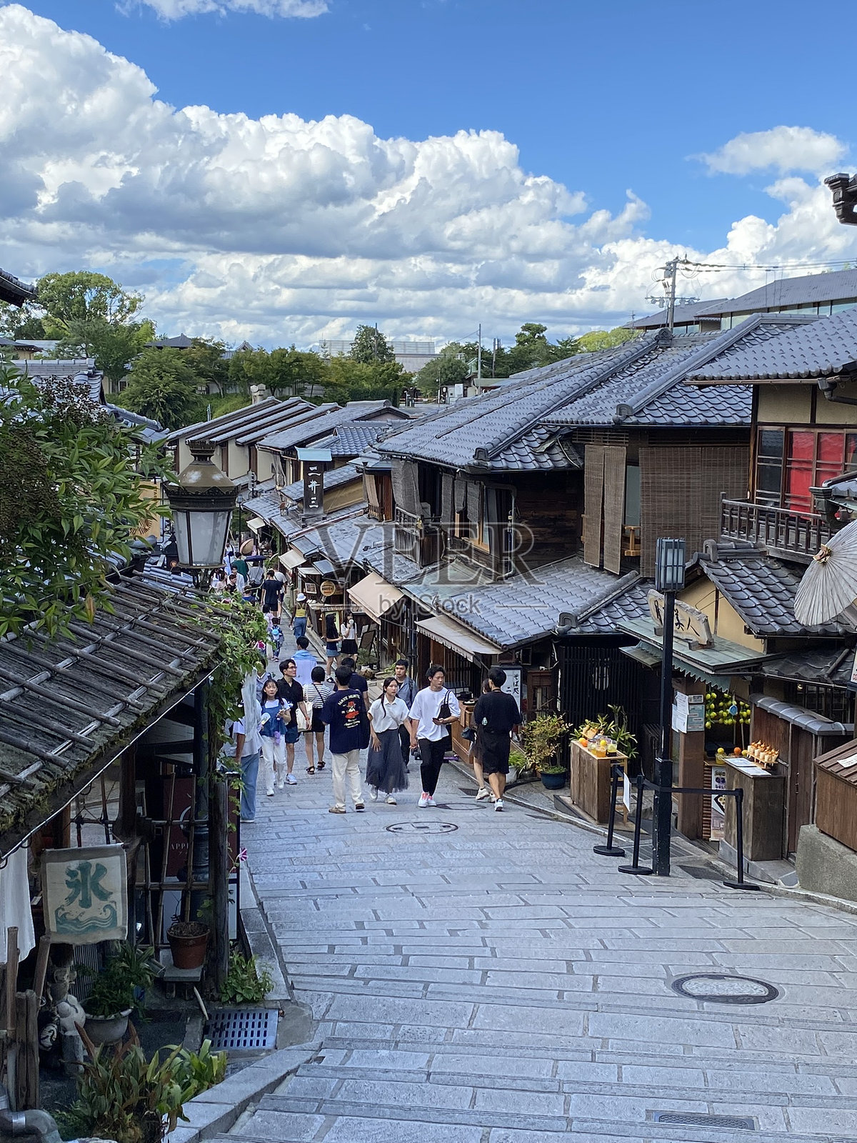 日本 - 京都 - 二年坂街照片摄影图片