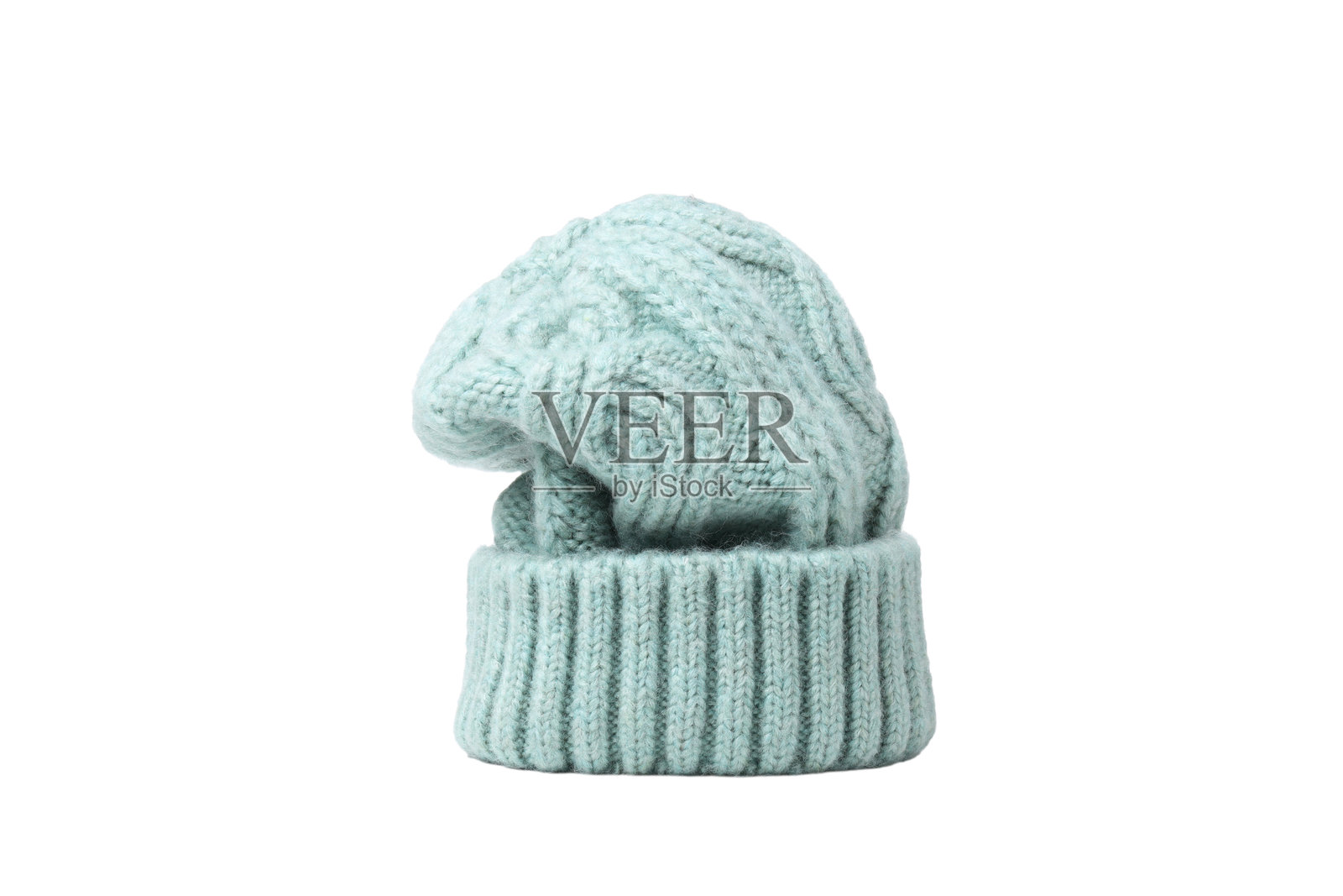 温暖的帽子，孤立在白色背景上照片摄影图片