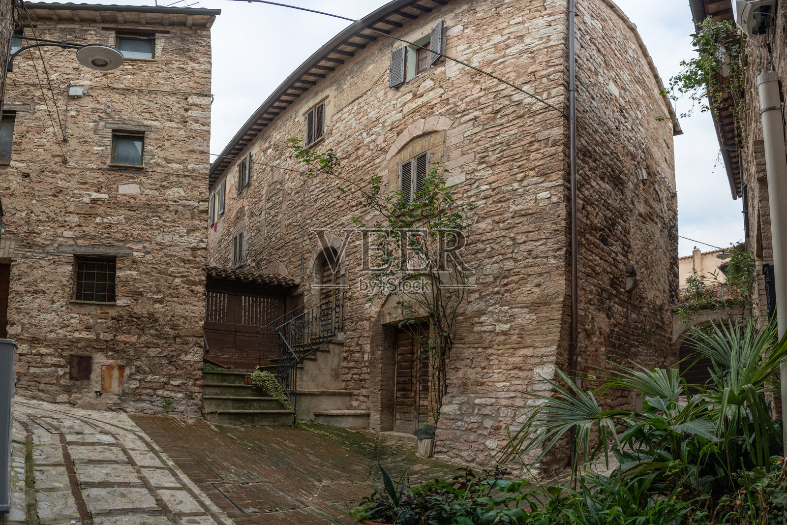 斯佩洛古镇照片摄影图片