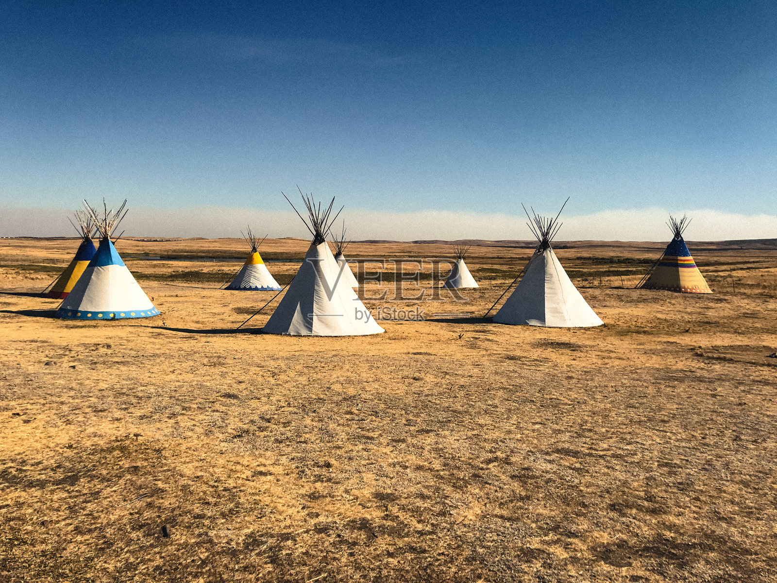 蒙大拿州的帐篷小屋照片摄影图片
