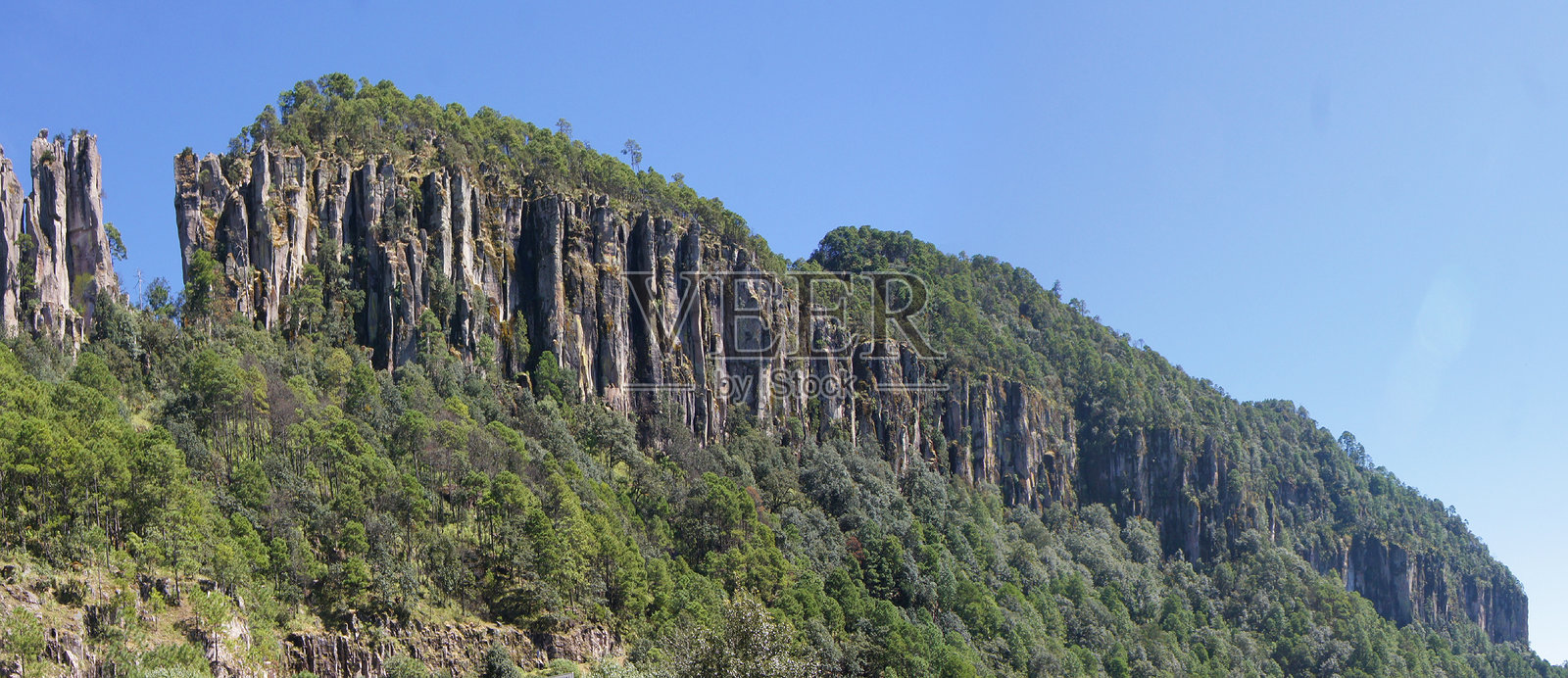 墨西哥杜兰戈的N40路线山地风景照片摄影图片