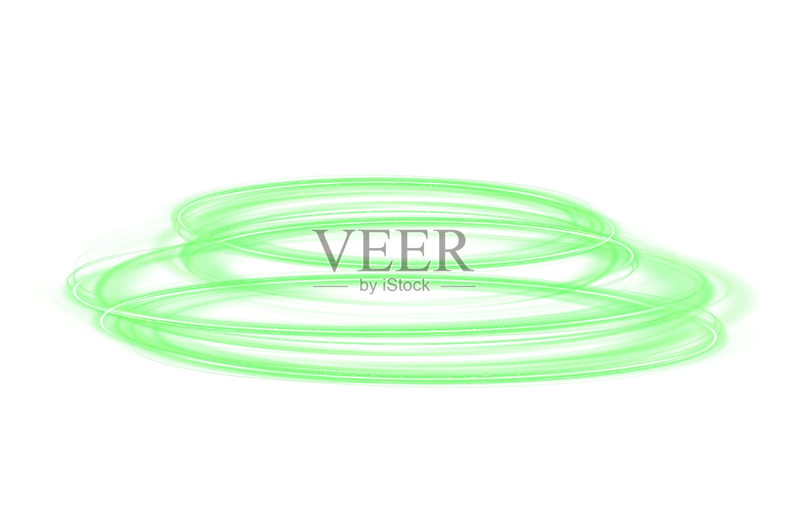 节日绿色条纹背景上的白色。假日的绿色卷曲。绿色曲线绳索。矢量PNG卷曲、线条、曲线、绳索、条纹设计元素。插画图片素材