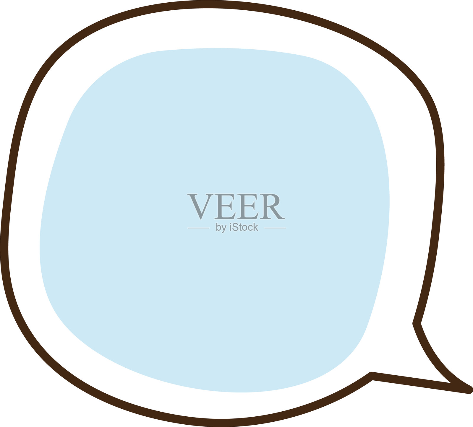 手绘儿童角色和对话气泡的11个元素插画图片素材