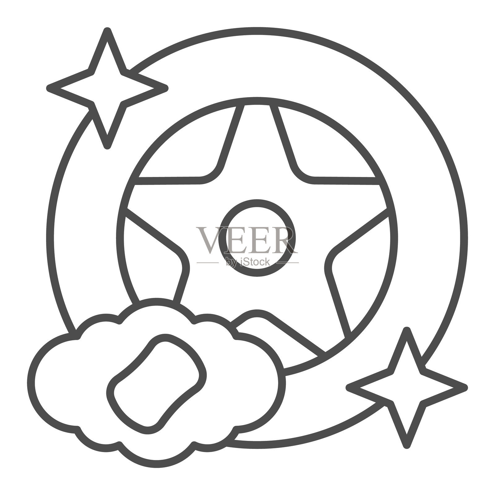 轮胎与海绵薄线图标，汽车服务概念。矢量图形。闪亮干净的汽车轮胎，白色背景上的洗车标志，适用于移动或网页设计的轮廓风格图标。插画图片素材