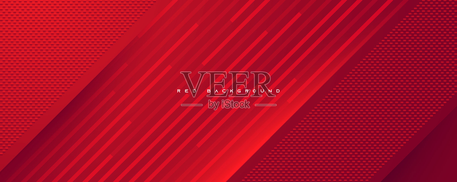 抽象的红色半色调背景对角光线纹理设计矢量图插画图片素材