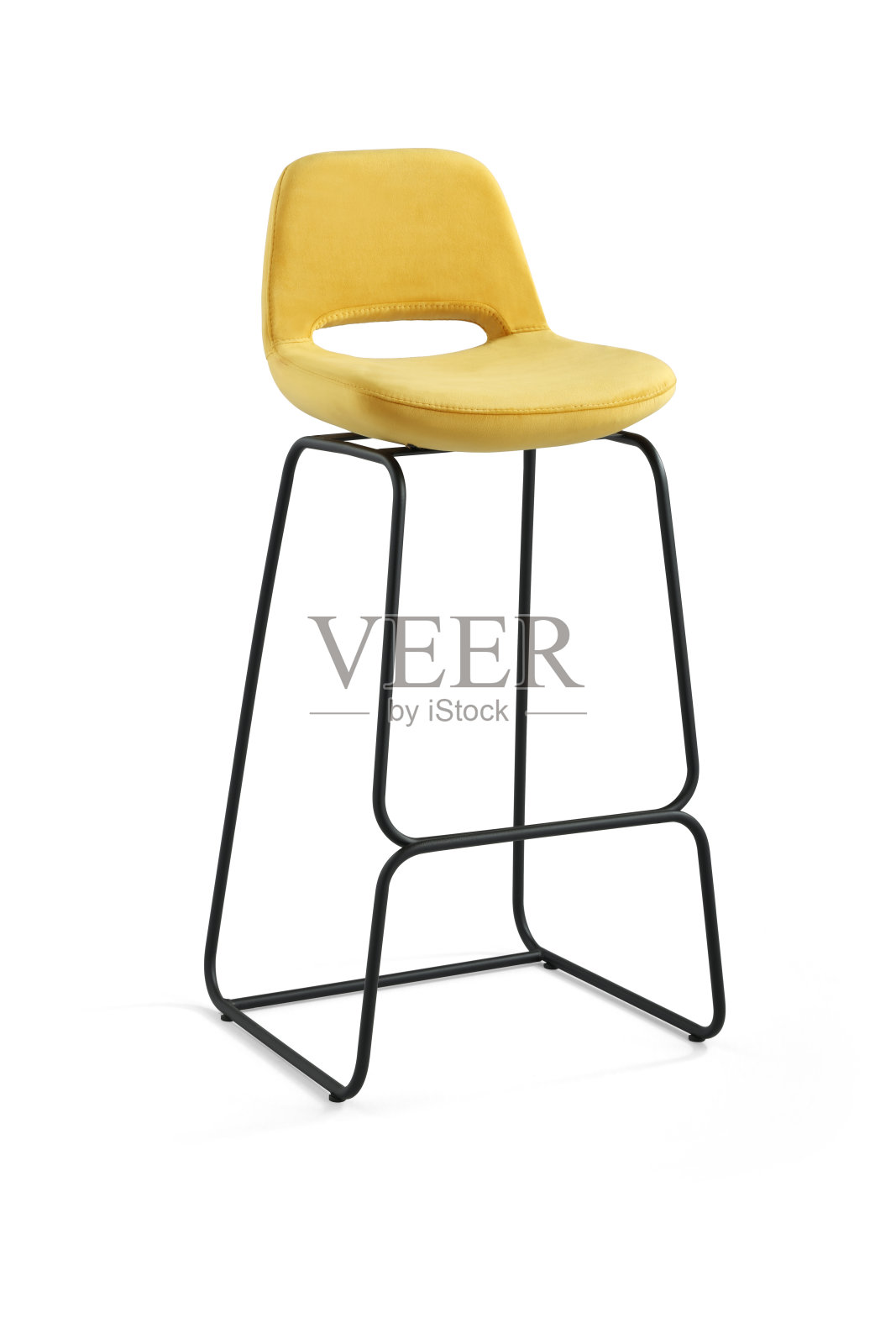 扶手椅，现代椅子，现代餐椅，黄色吧椅照片摄影图片