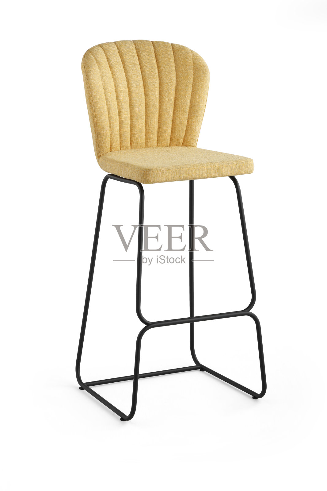 扶手椅，现代椅子，现代餐椅，黄色吧椅照片摄影图片