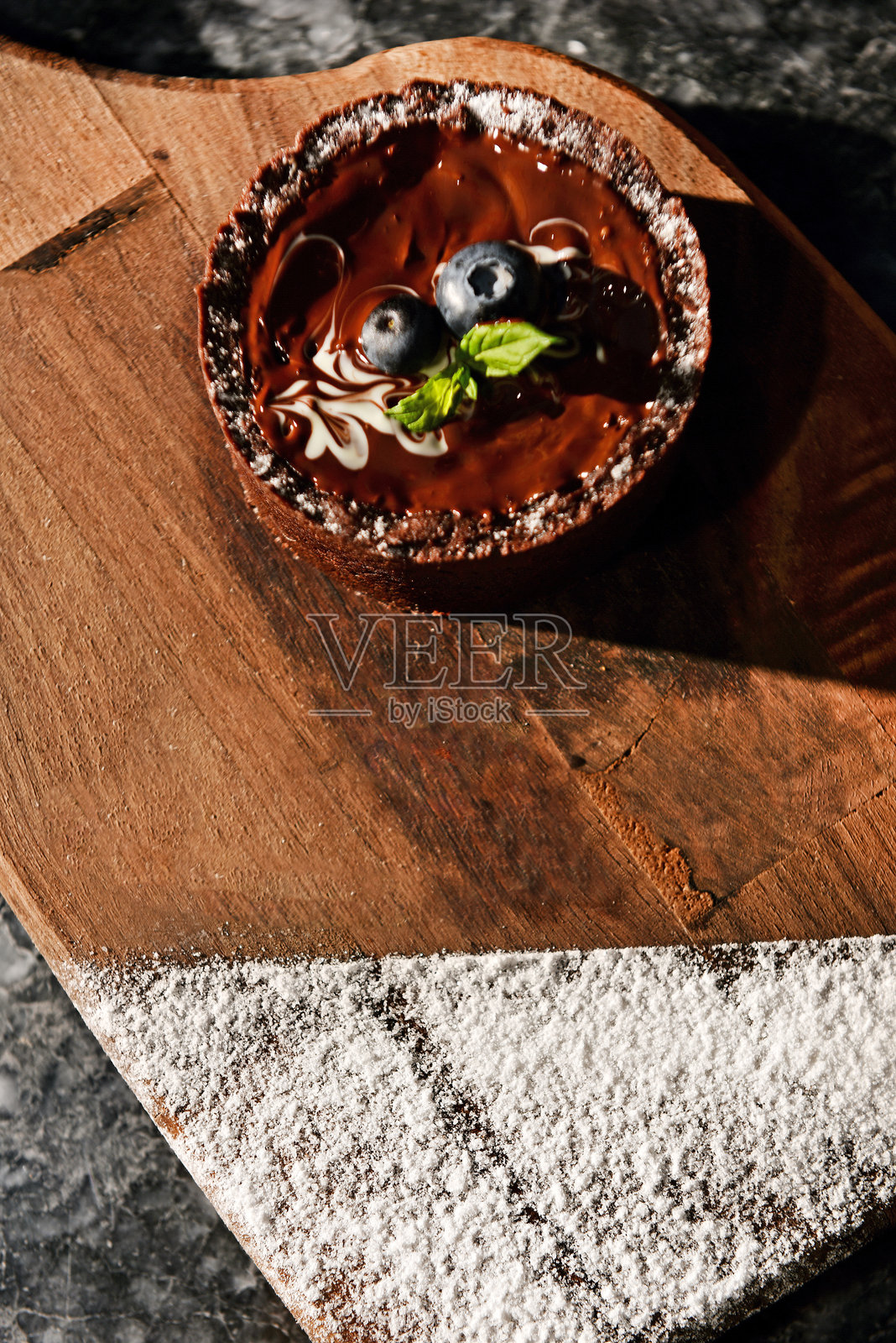 巧克力慕斯照片摄影图片