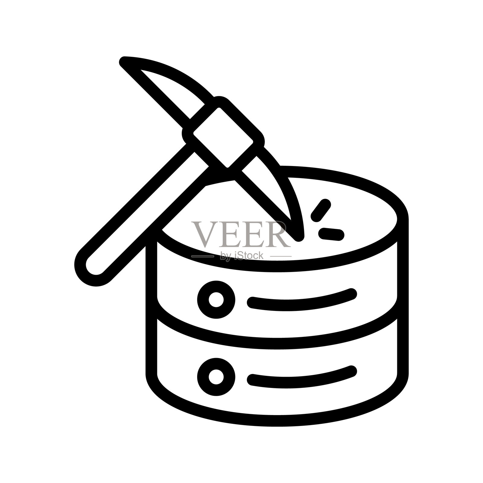 数据挖掘插画图片素材