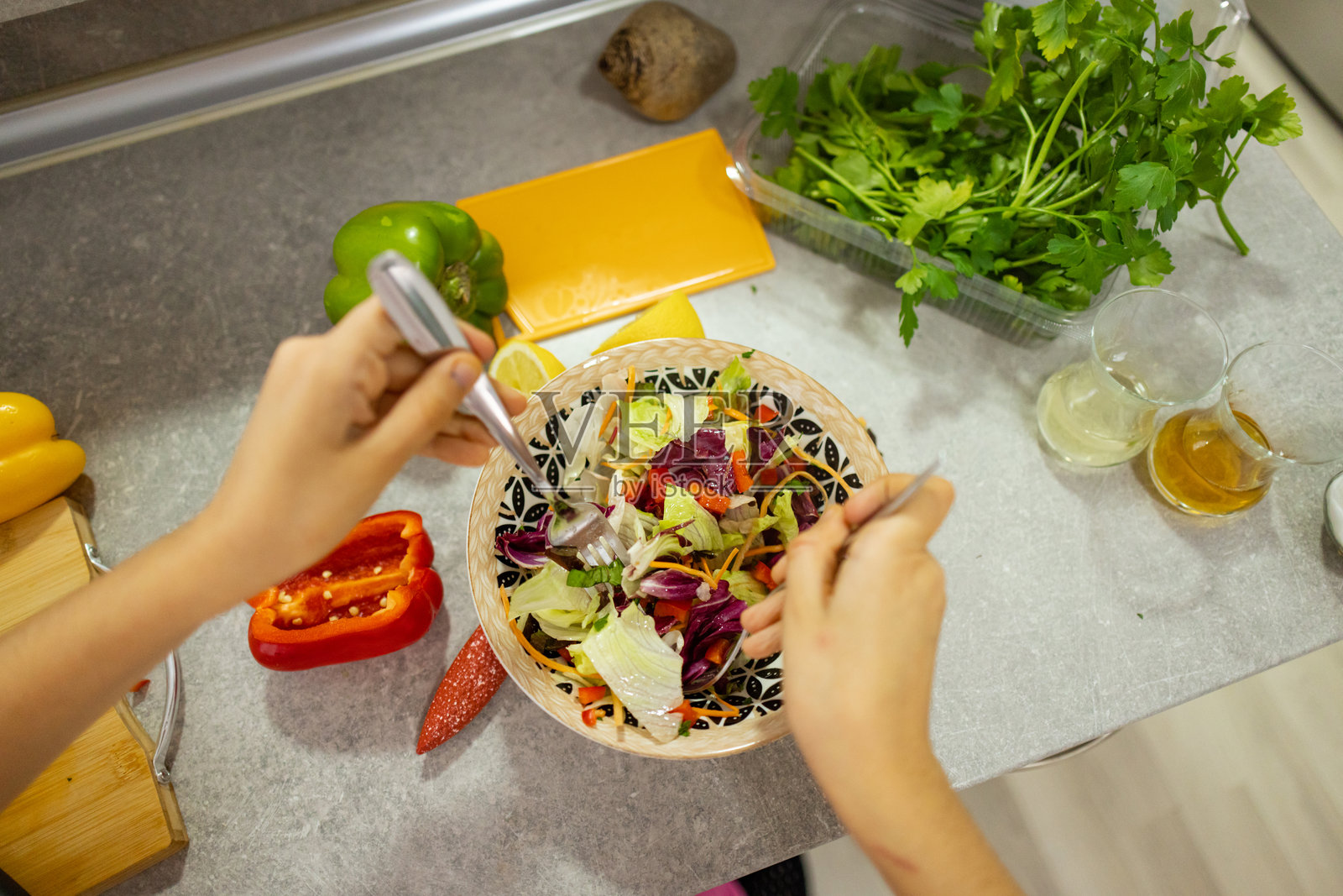 准备食物照片摄影图片