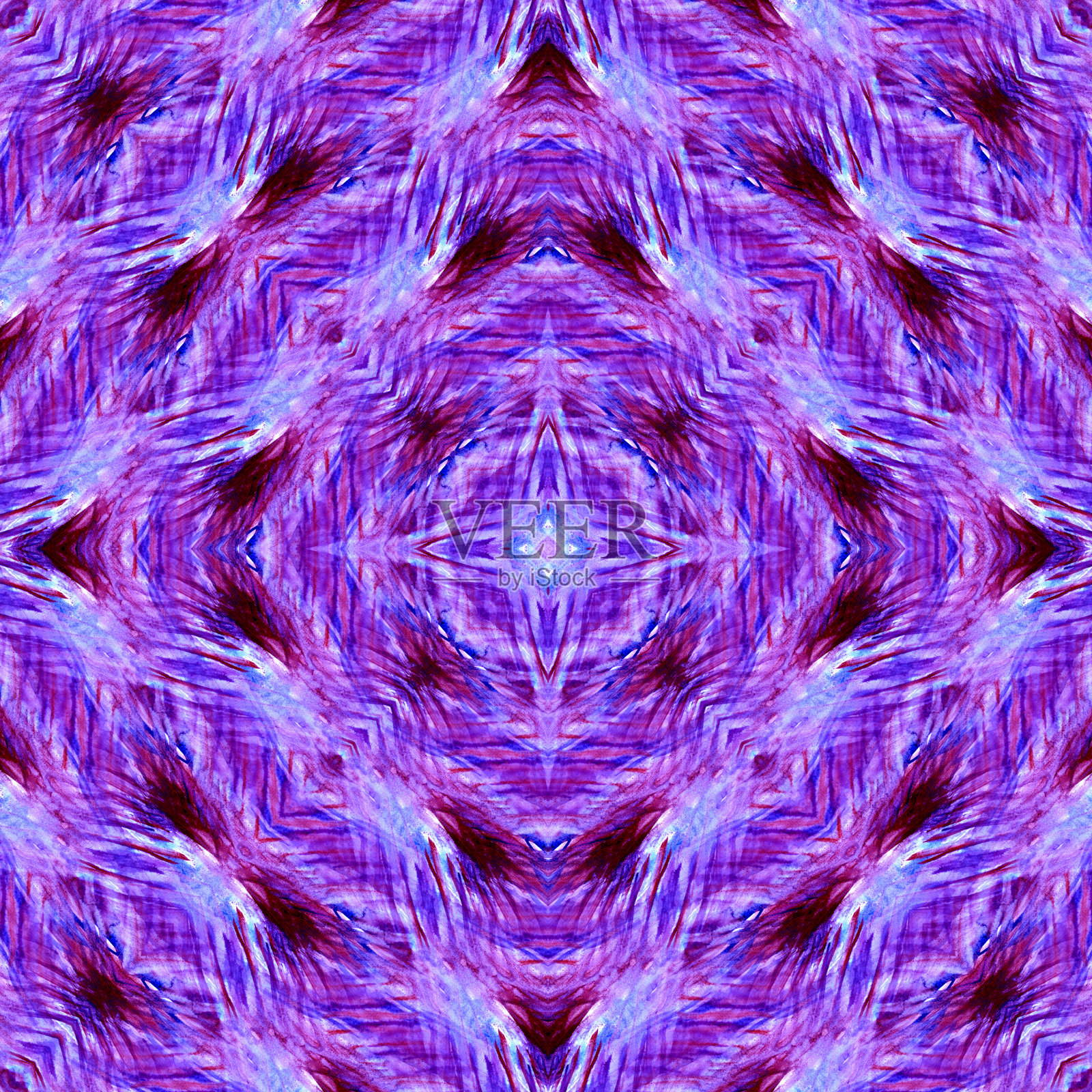 水彩紫色抽象纹理无缝图案插画图片素材