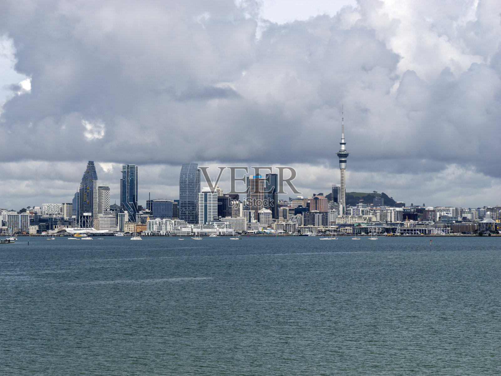 新西兰奥克兰中央商务区照片摄影图片