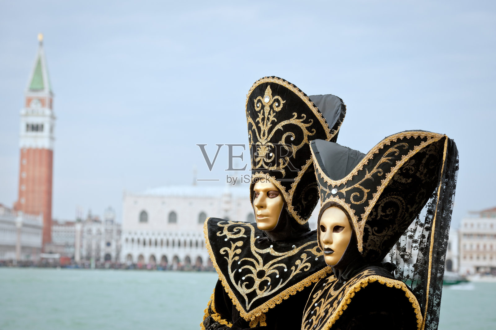 圣乔治的威尼斯狂欢节照片摄影图片