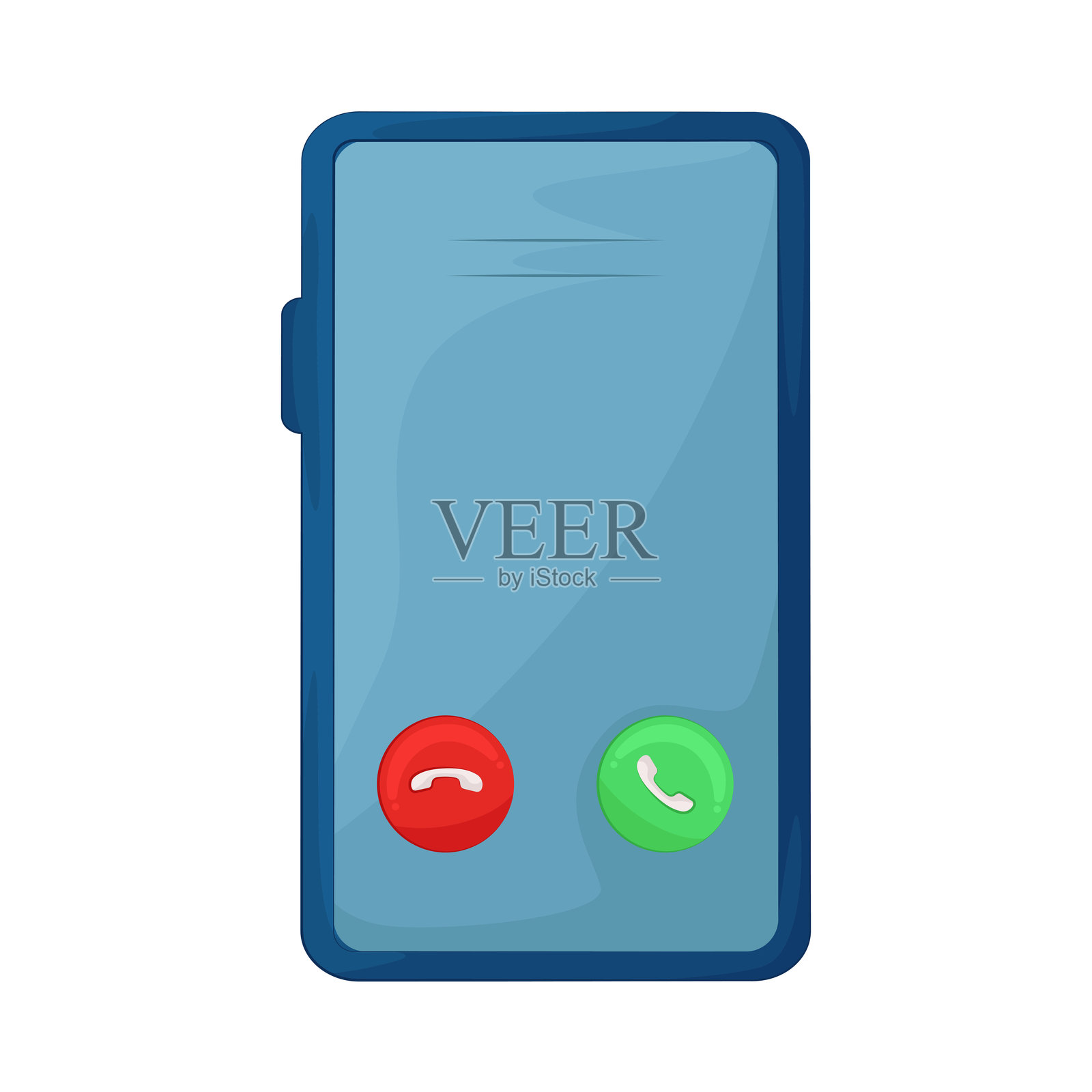 呼叫插画图片素材