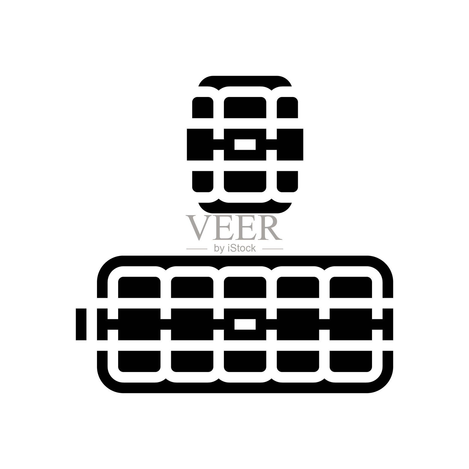 脚踝负重健身工具图标矢量插图插画图片素材