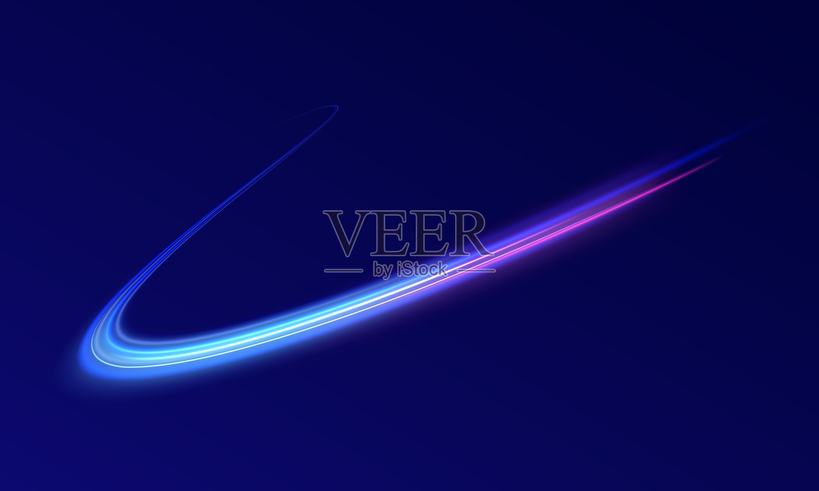 霓虹线插画图片素材