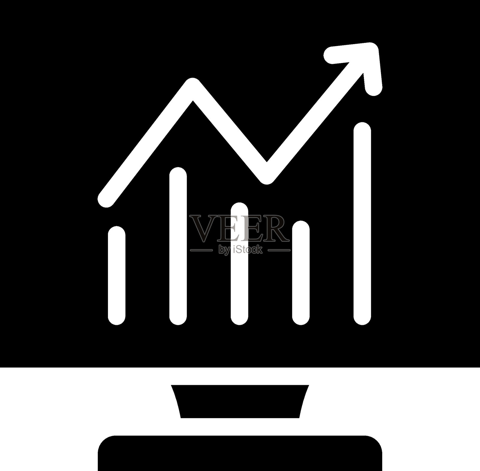市场动态发展矢量设计图标风格插画图片素材