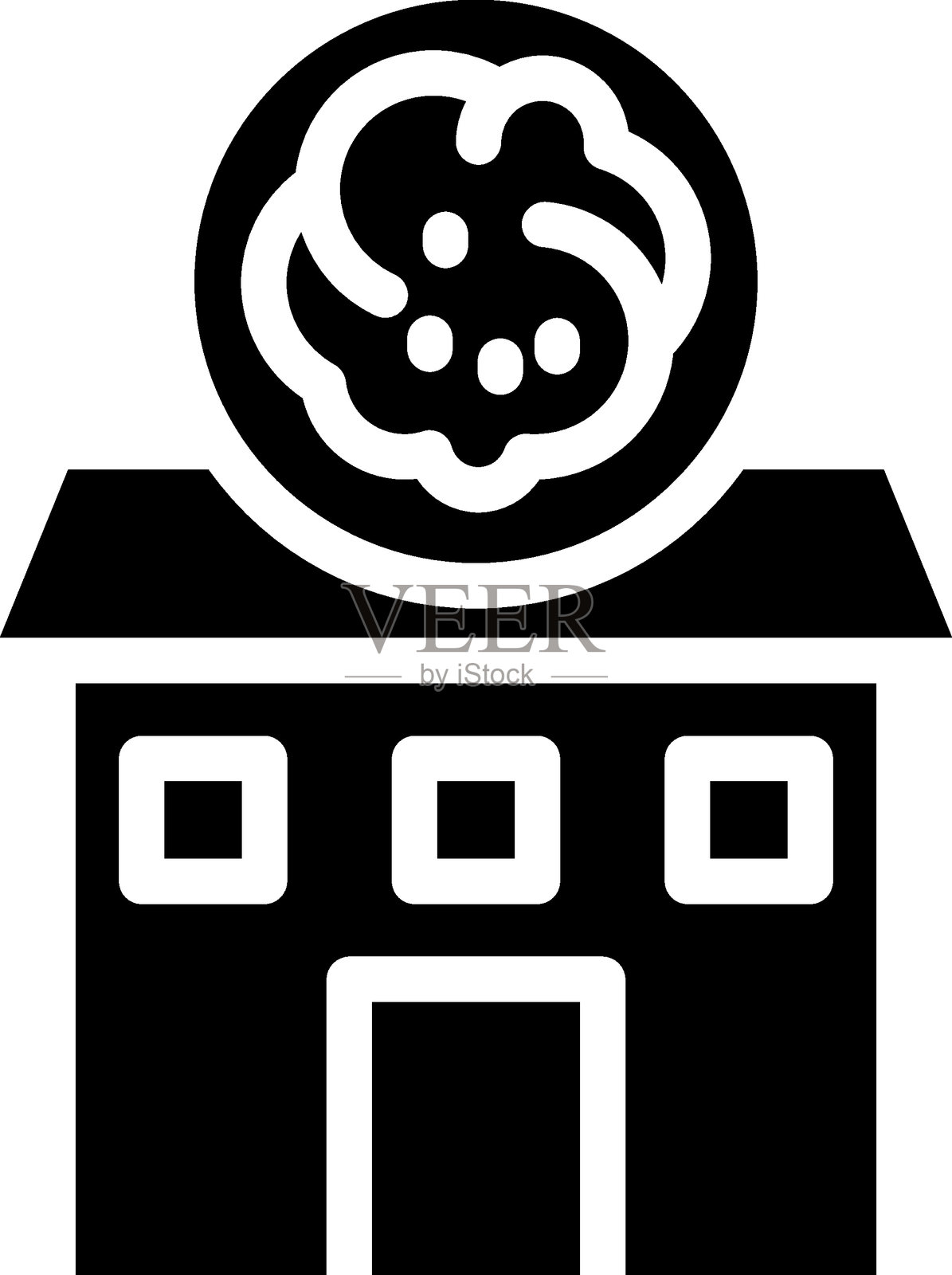 过敏诊所矢量设计图标风格插画图片素材