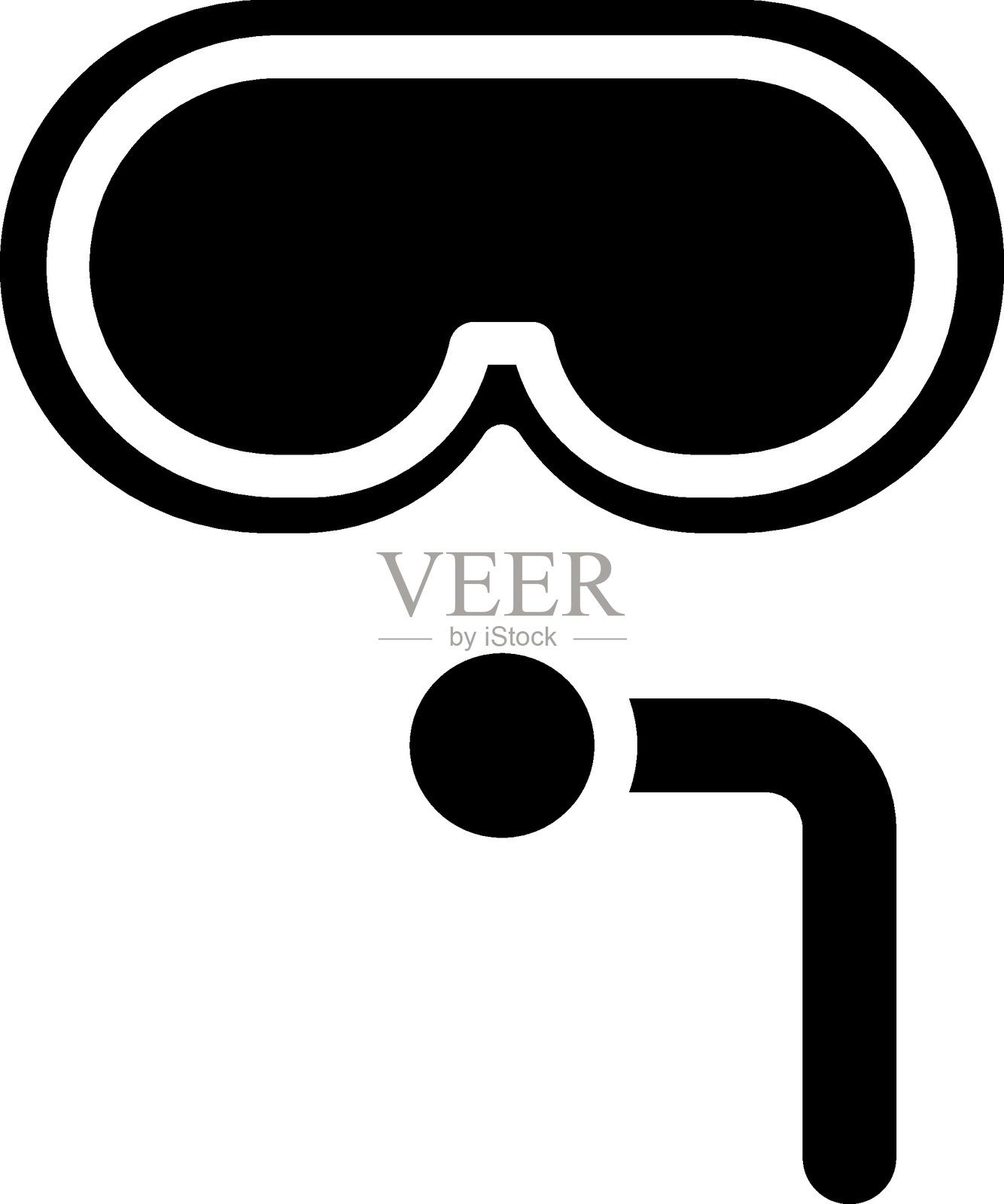 海玻璃矢量设计图标风格插画图片素材