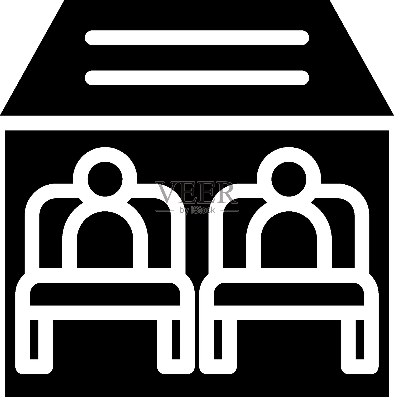 室友矢量设计图标风格插画图片素材