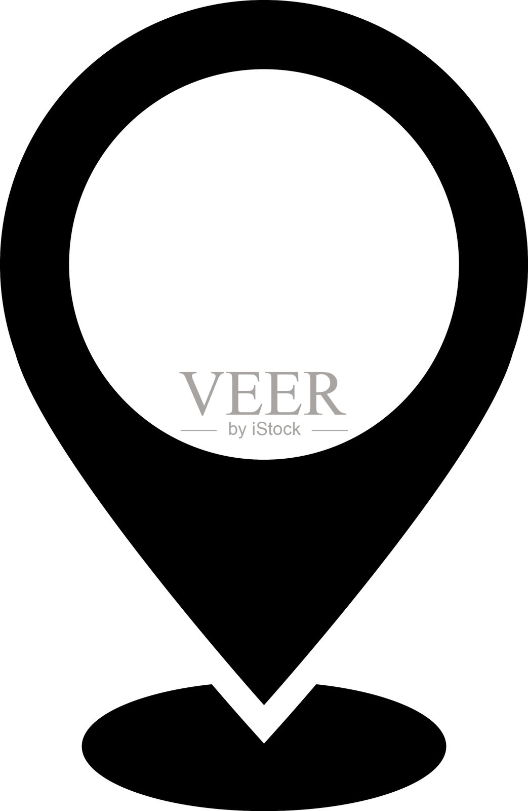 位置图标。地图指针图标。位置标记符号。指针导航符号。旗帜标记，地点位置图标。图钉符号。GPS标签。地图上的标记点。矢量。插画图片素材