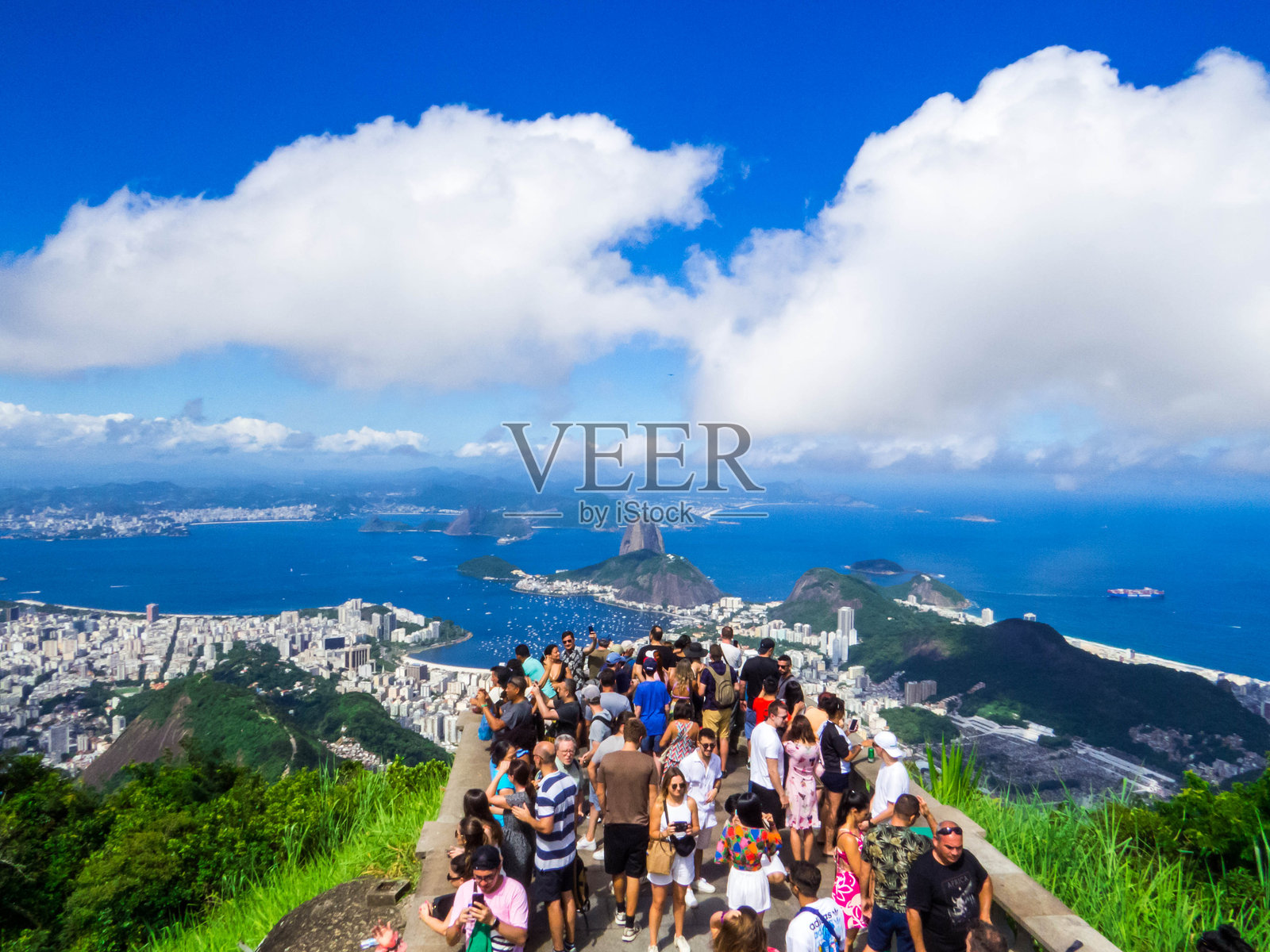 科尔科瓦多观景点，巴西里约热内卢照片摄影图片