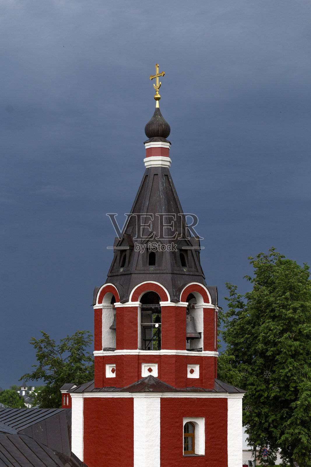 俄罗斯金环的苏兹达尔。圣母升天教堂（乌斯宾斯基教堂）照片摄影图片