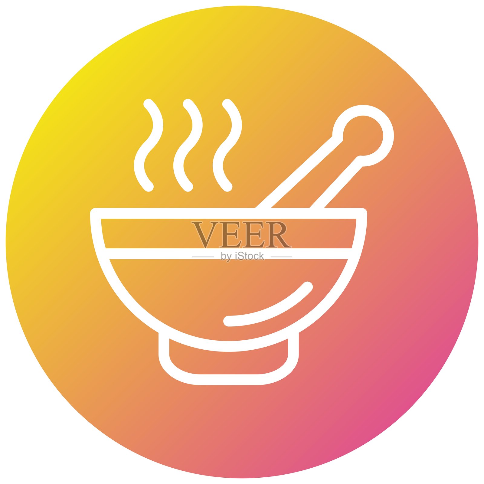 汤的矢量图标设计插图插画图片素材