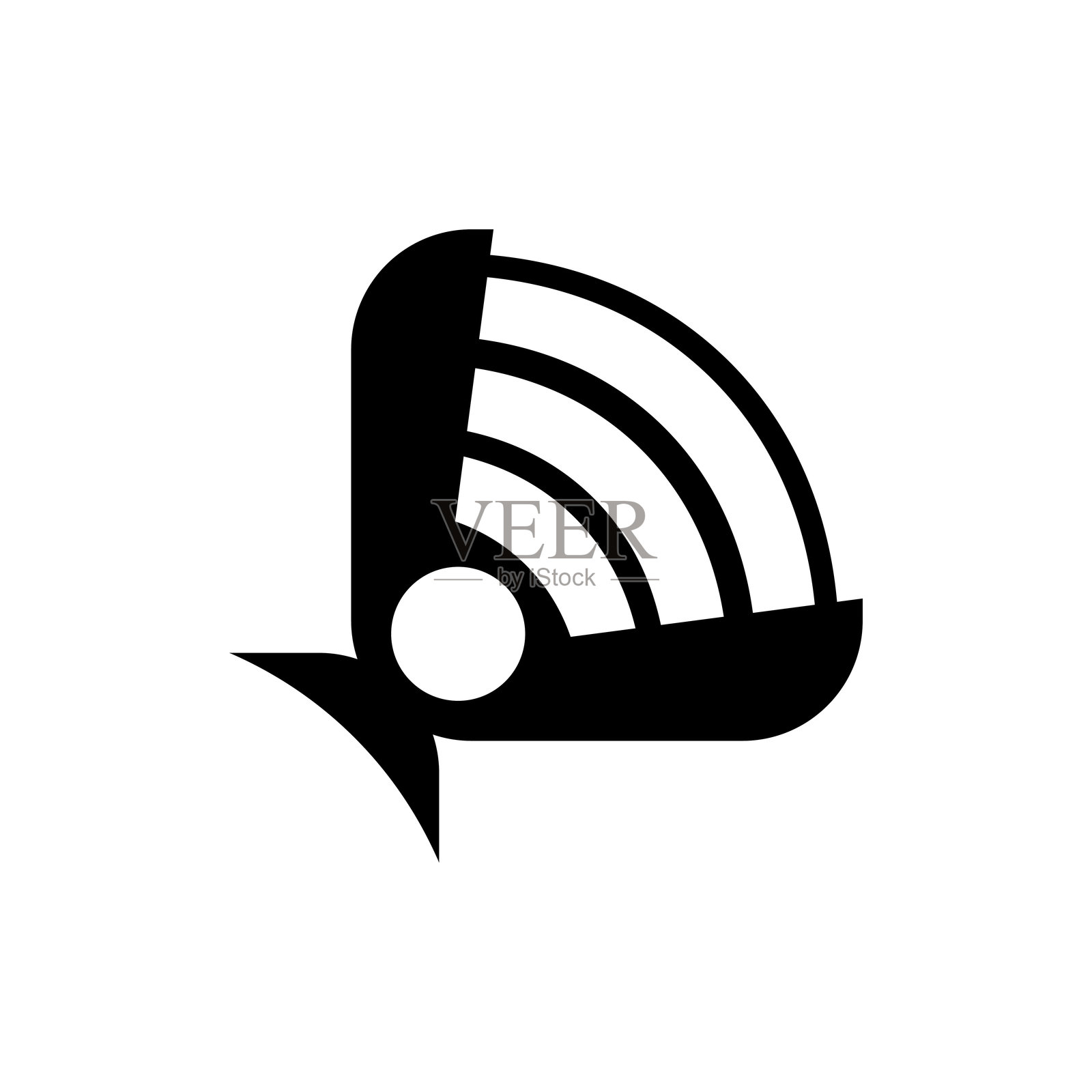 WiFi图标和符号模板插画图片素材