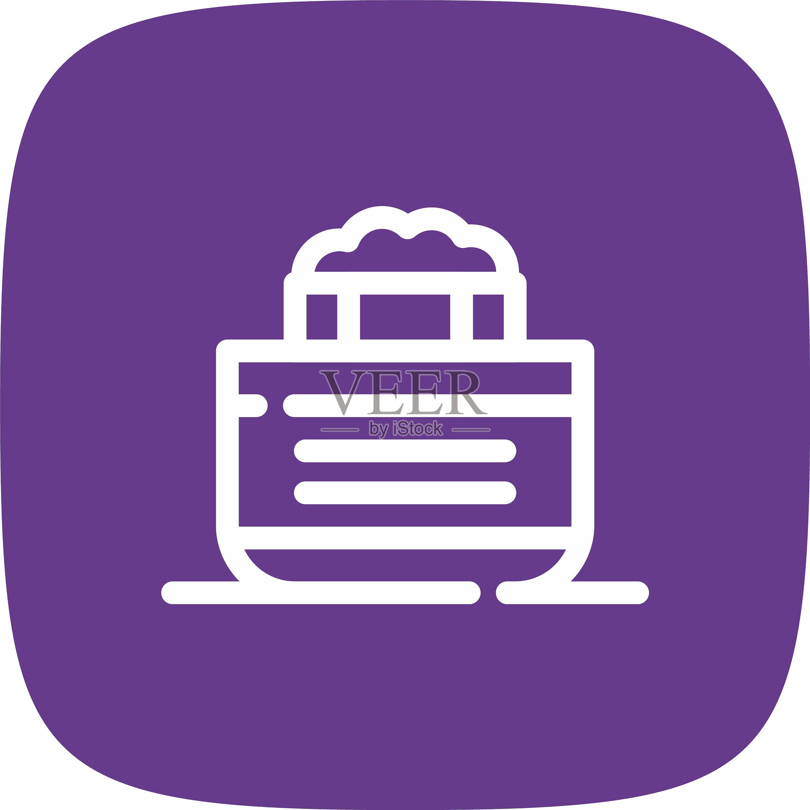 奶油图标插画图片素材