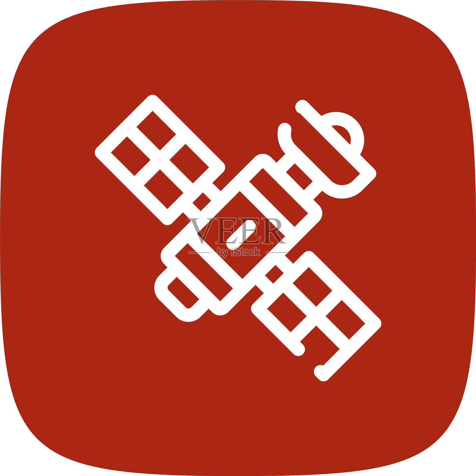 太空卫星图标插画图片素材