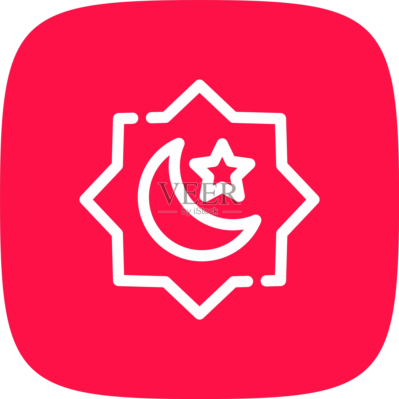 穆斯林图标插画图片素材