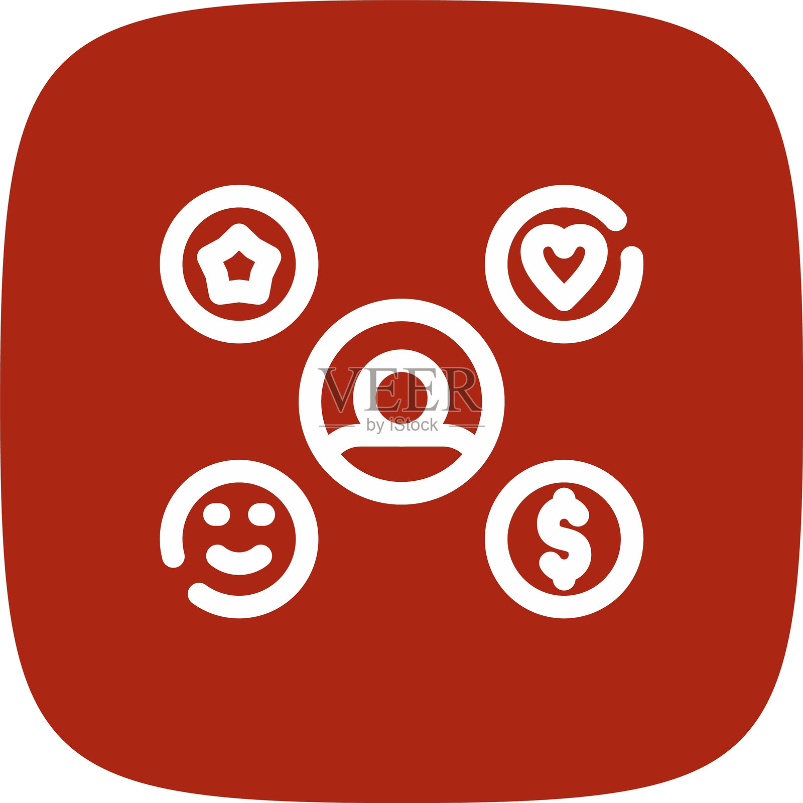 客户服务图标插画图片素材