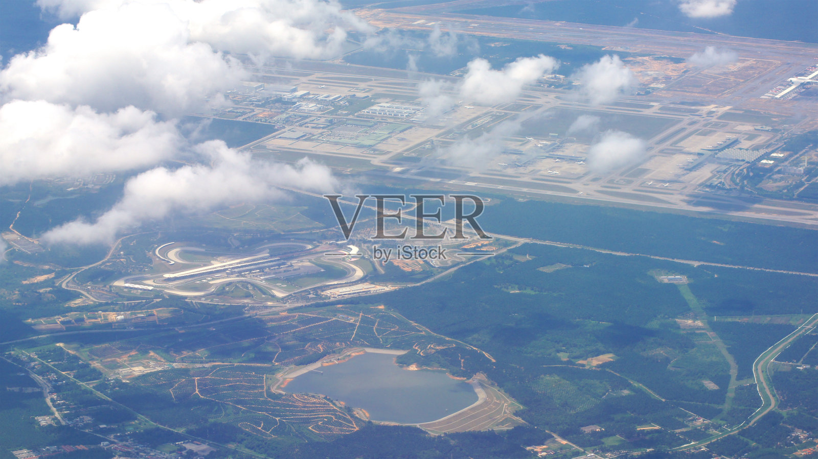 吉隆坡以南约45公里的雪兰莪州南部，位于雪邦市的赛道，赛邦国际赛车场（SIC）是一条赛车运动赛道，曾是一级方程式比赛的赛道。照片摄影图片