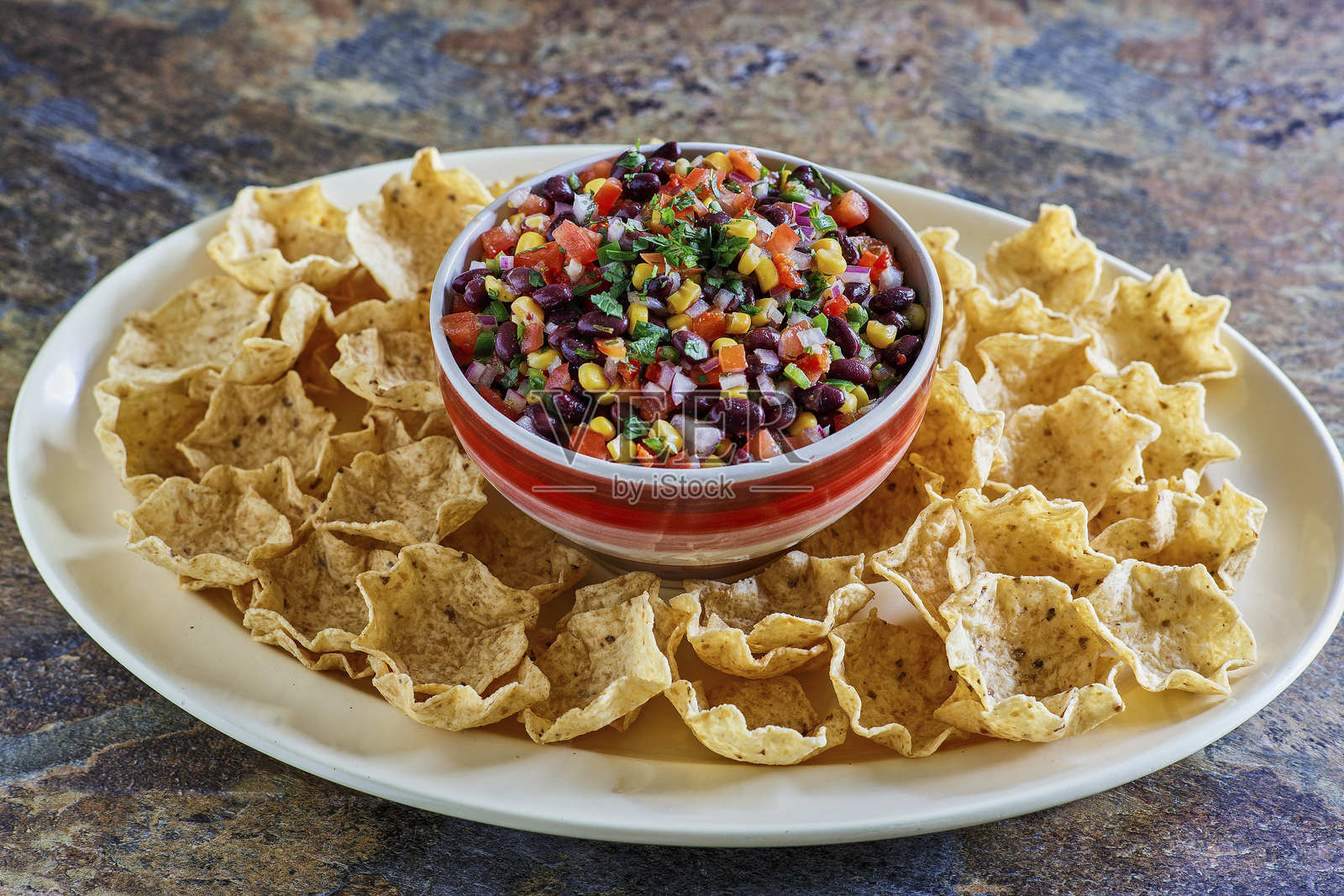 黑豆莎莎酱照片摄影图片