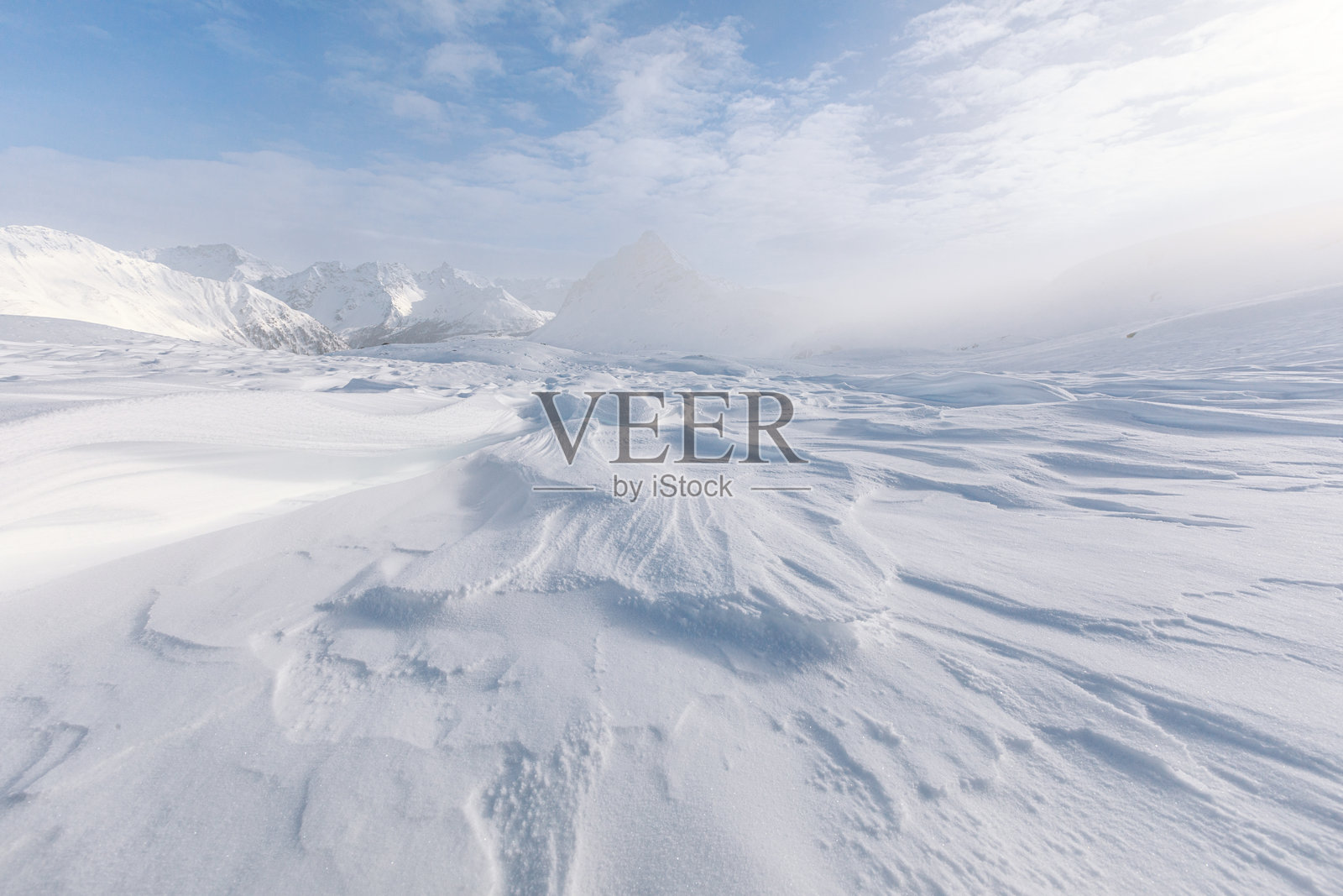 雪景背景。雪山。照片摄影图片