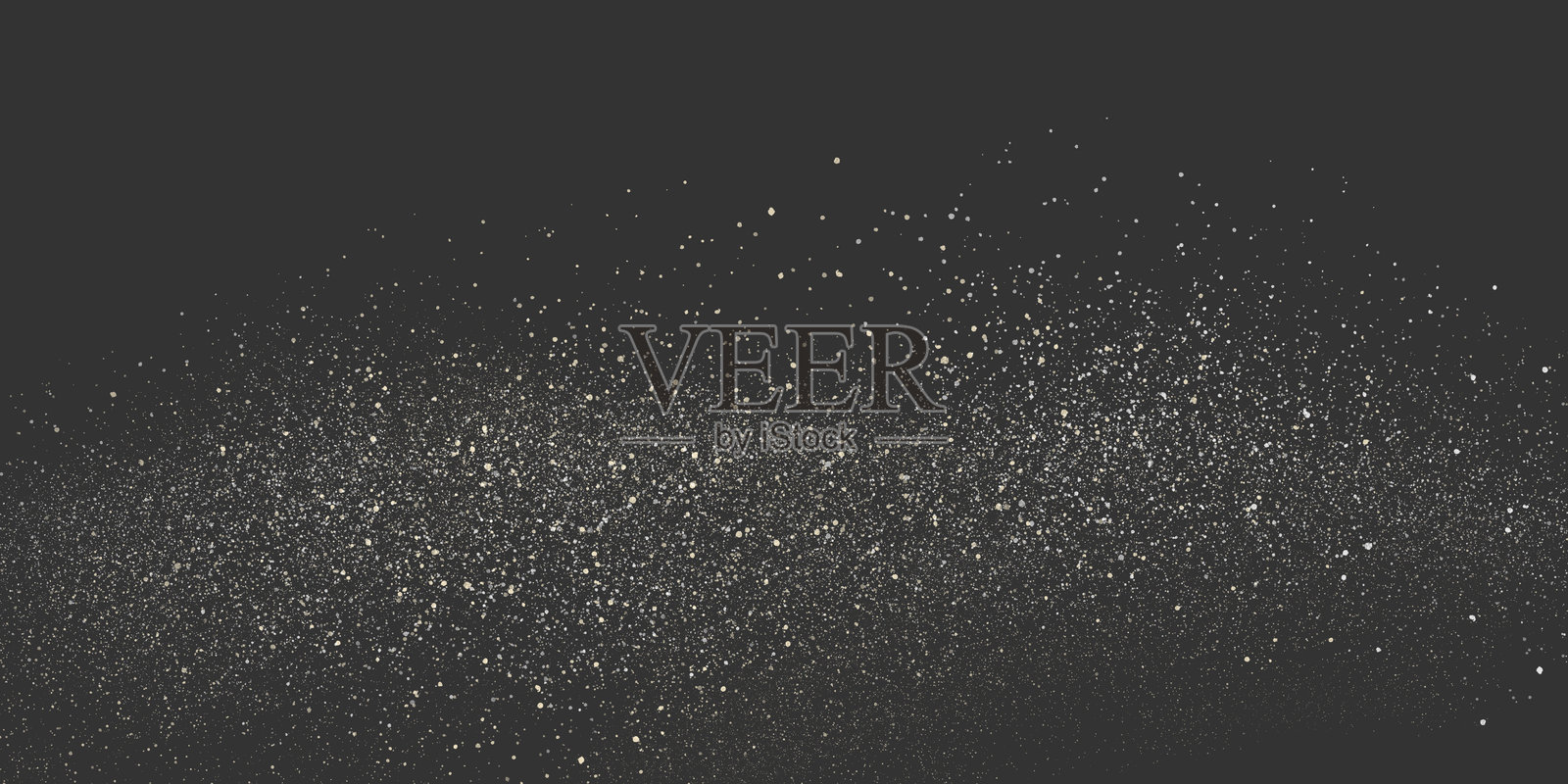 深色背景上的抽象散景光辉闪烁背景插画图片素材