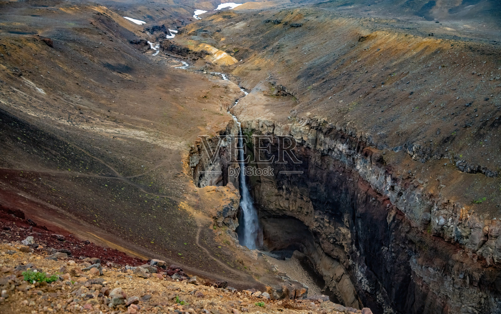大峡谷与瀑布照片摄影图片