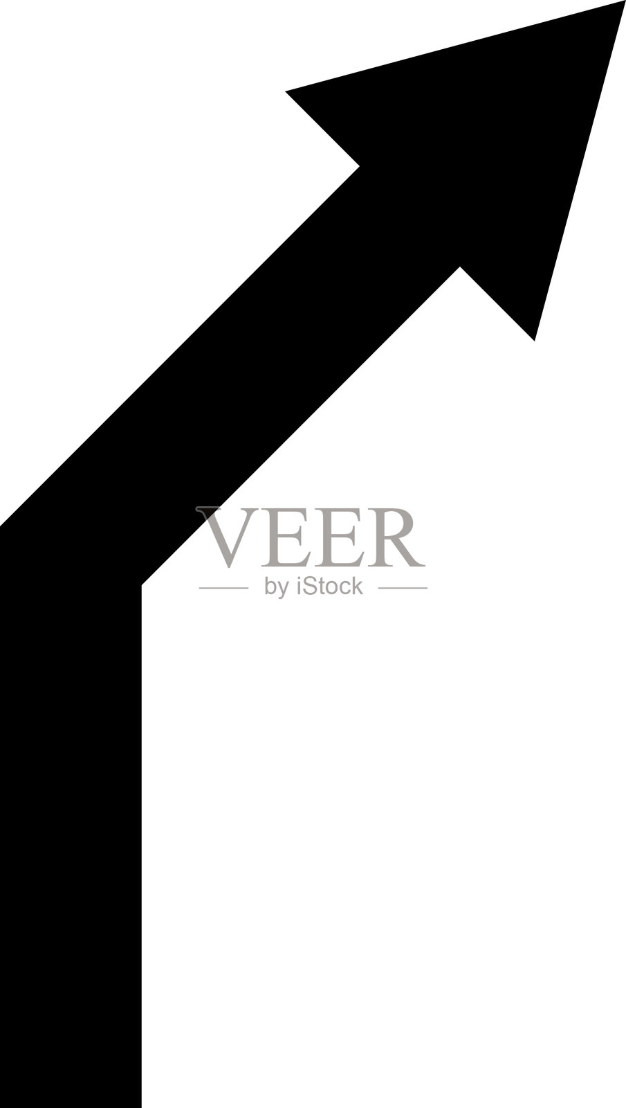 方向箭头标志，决策图标。多方向道路标志，路标，方向图标。方向图标矢量插图。插画图片素材