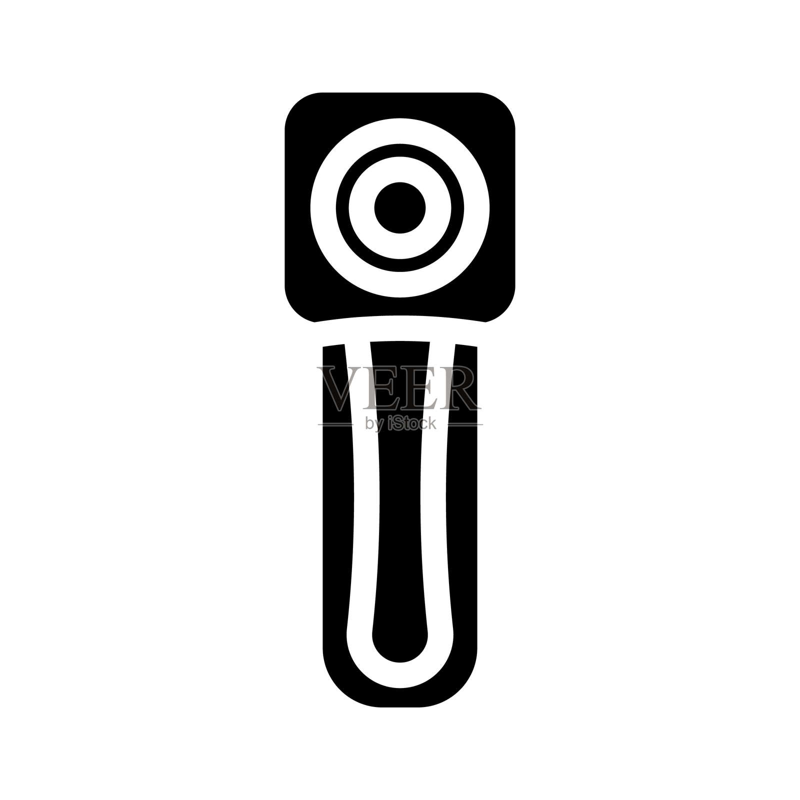 可穿戴相机可穿戴图标矢量插图插画图片素材