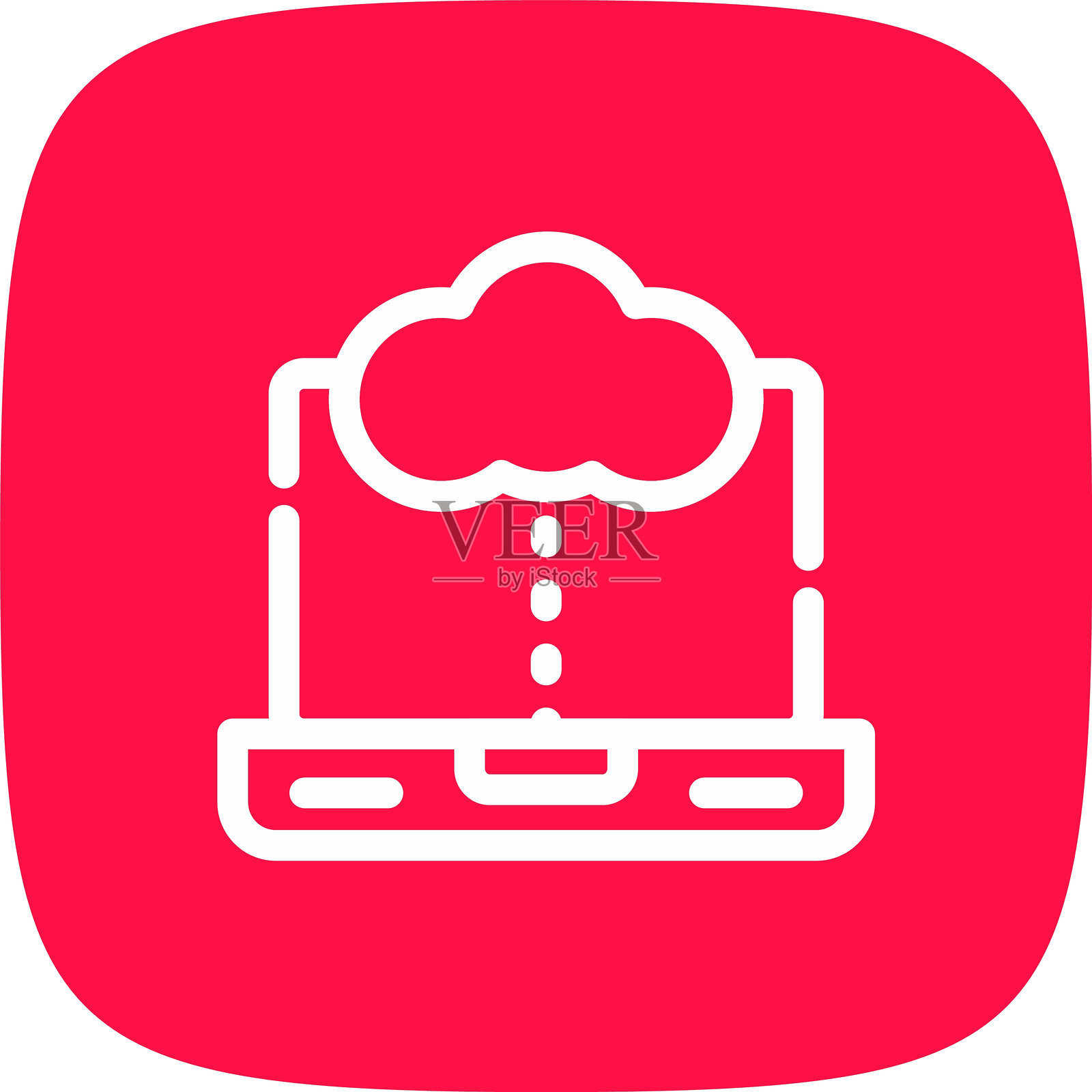 云上传图标插画图片素材