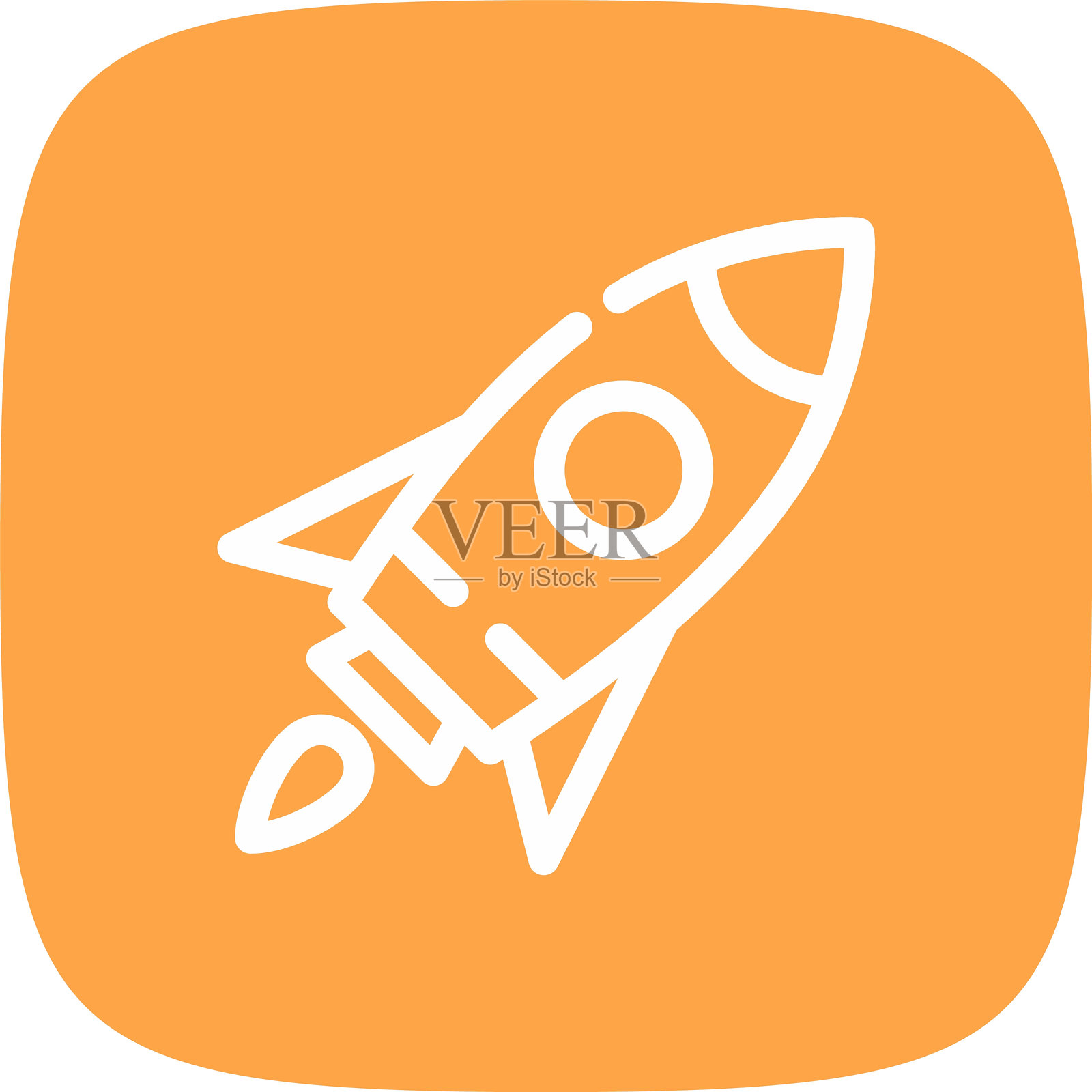 火箭图标插画图片素材