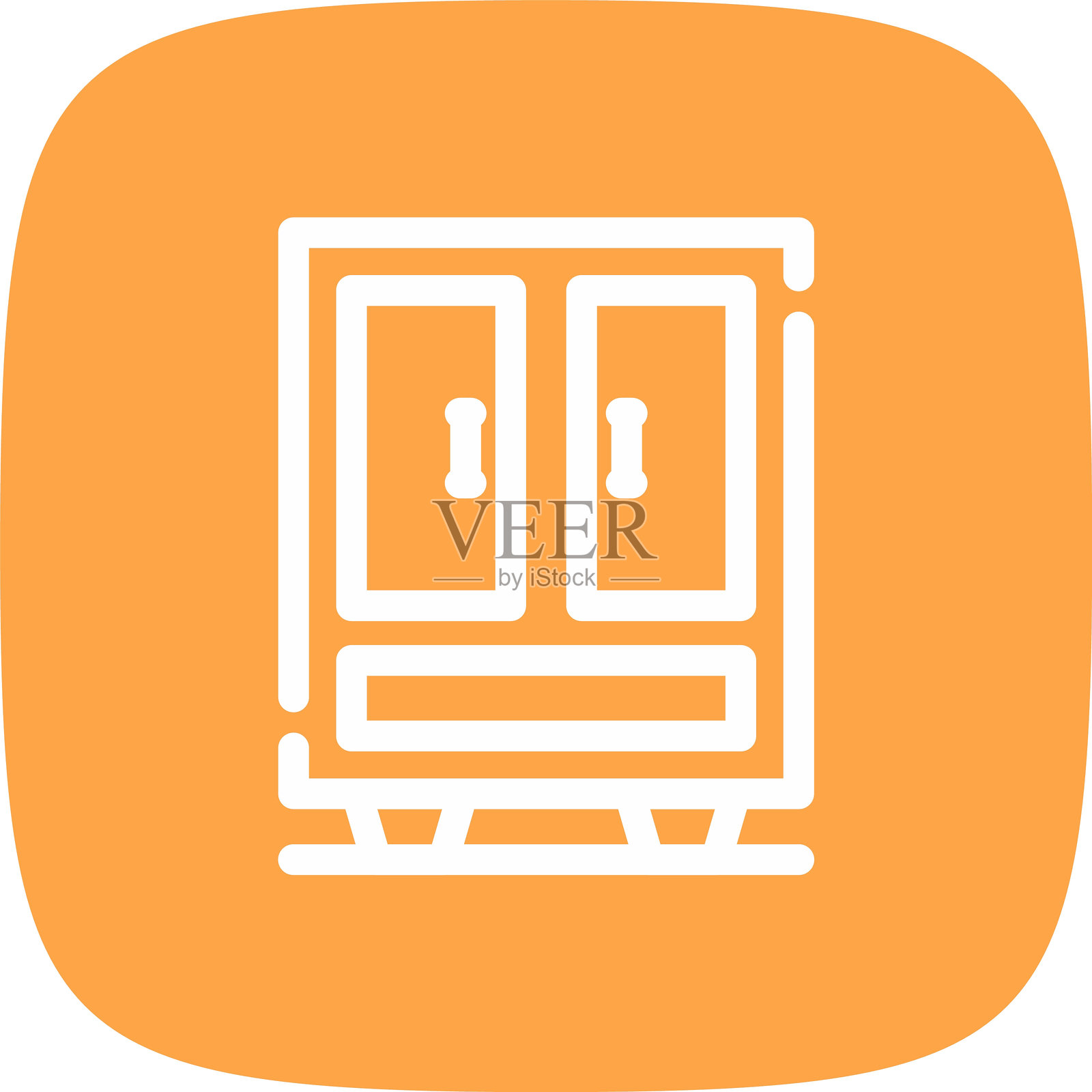 衣柜图标插画图片素材