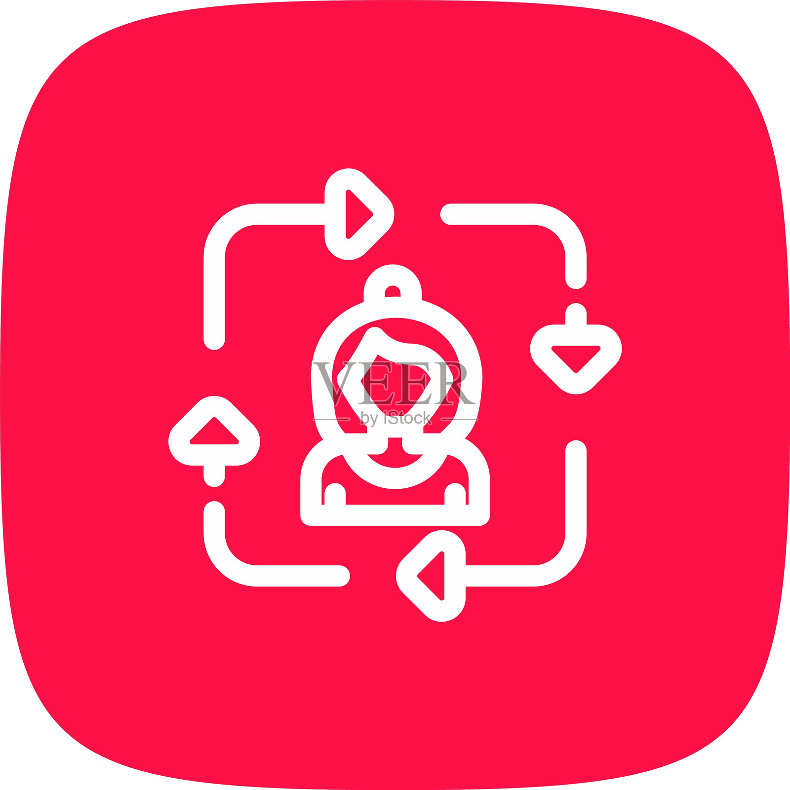 职位轮换图标插画图片素材