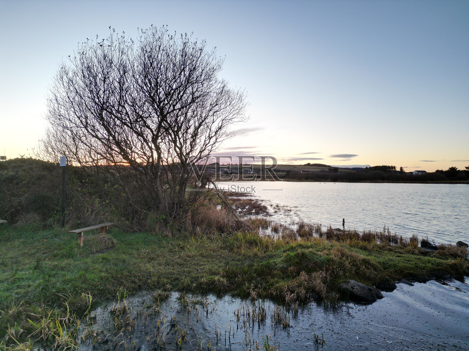 洛伊斯顿湖照片摄影图片