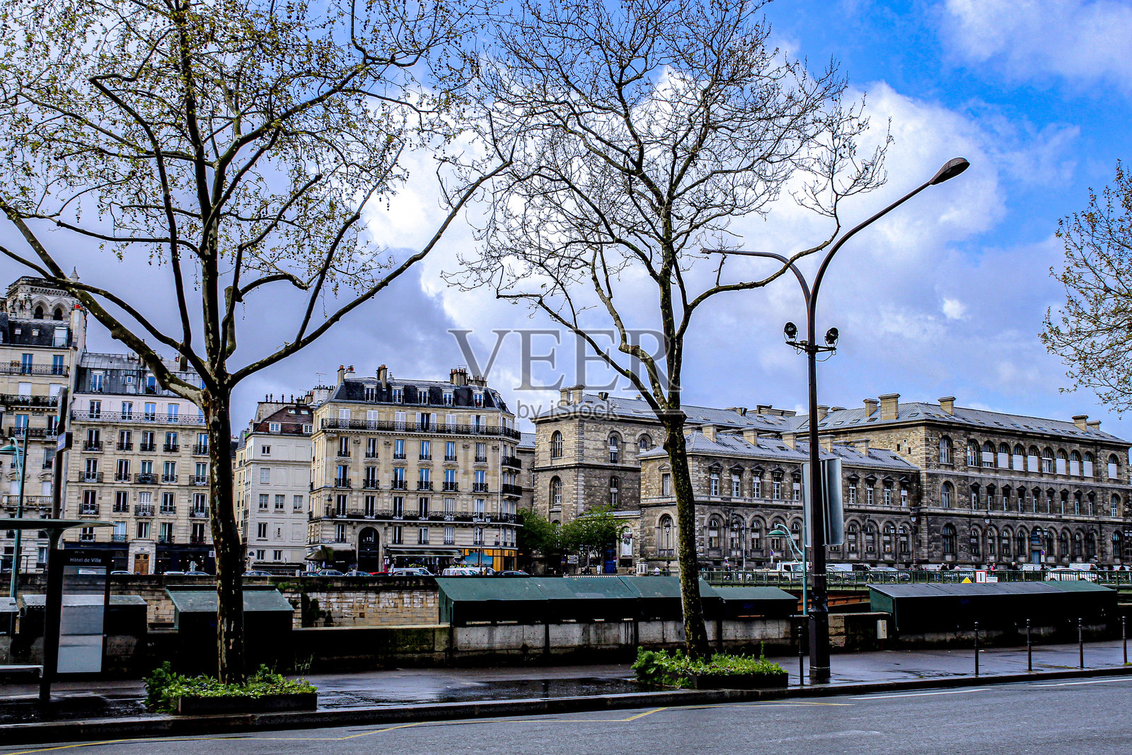 塞纳河岸照片摄影图片