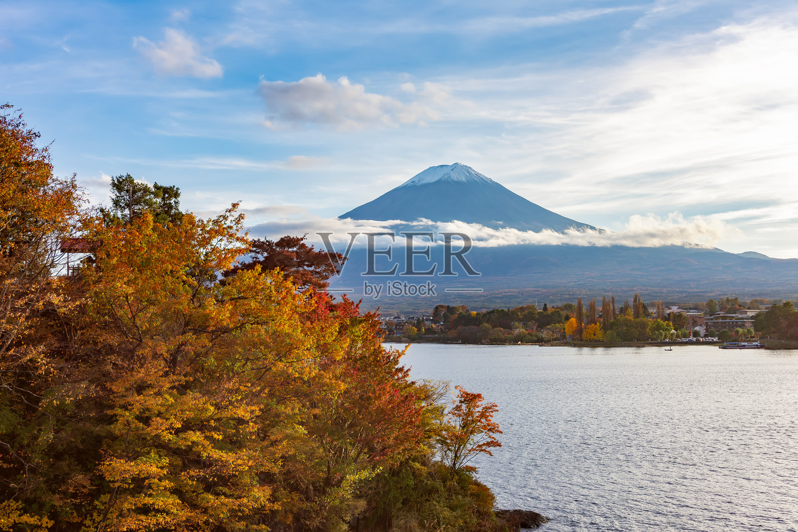 富士山 - 日本的秋季象征照片摄影图片
