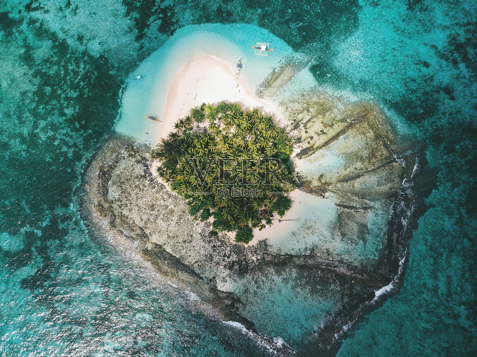 岛屿的鸟瞰图照片摄影图片